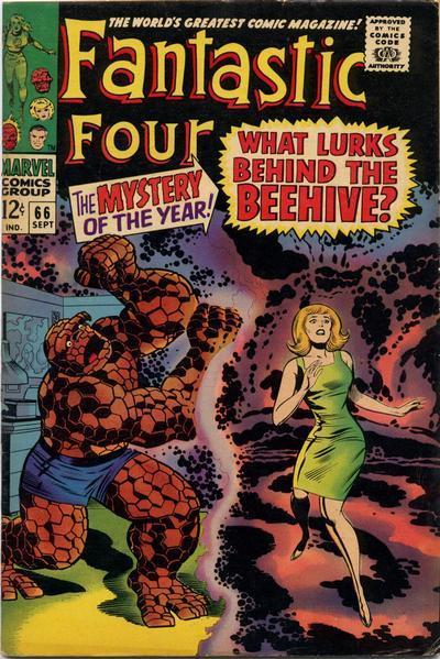 Fantastic Four #66 - First appearance of Adam Warlock!