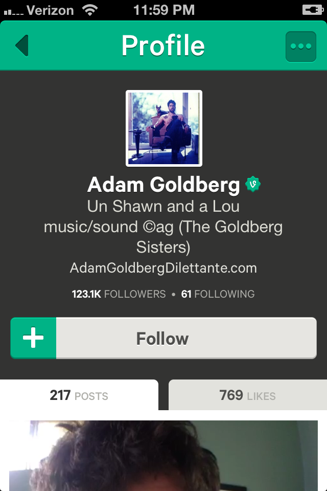 Adam Goldberg on Vine - 123,100 Followers