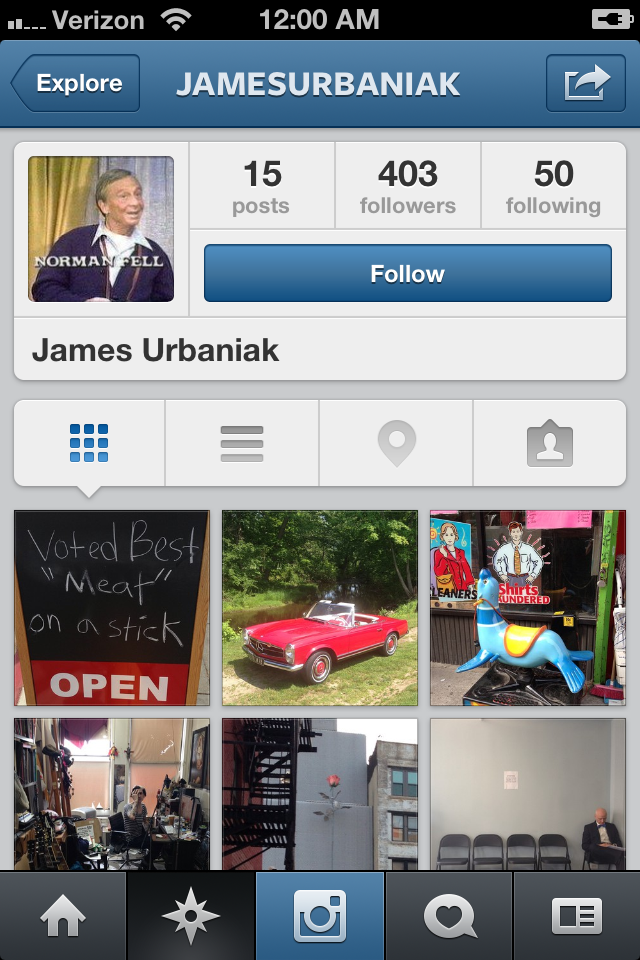 James Urbaniak on Instagram - 403 Followers